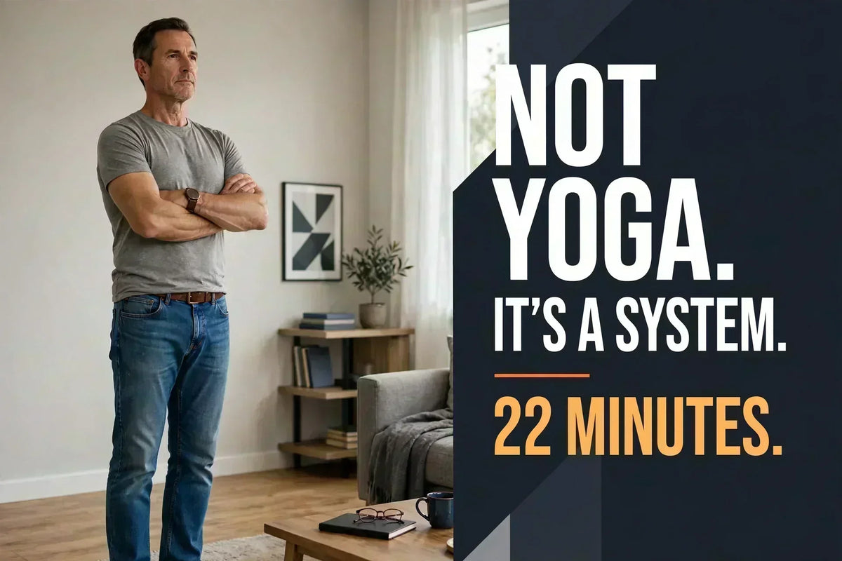 "I'm Not a Yoga Person": Hormone Yoga for Men Is Not Yoga. It's a 22-Minute System for Your Hormones