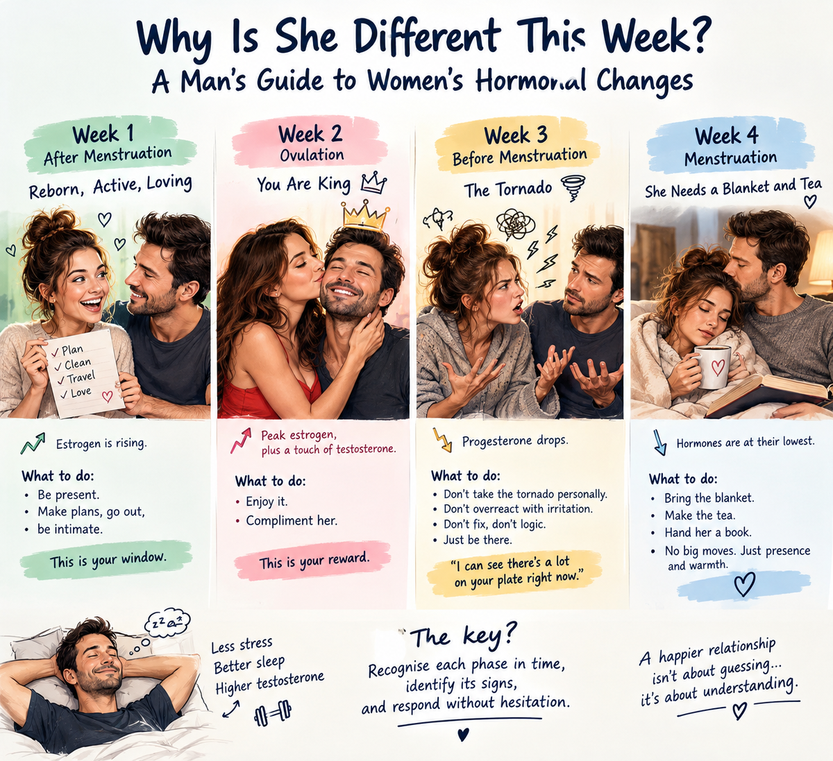 Why Is She Different This Week? A Man's Guide to Women's Hormonal Changes