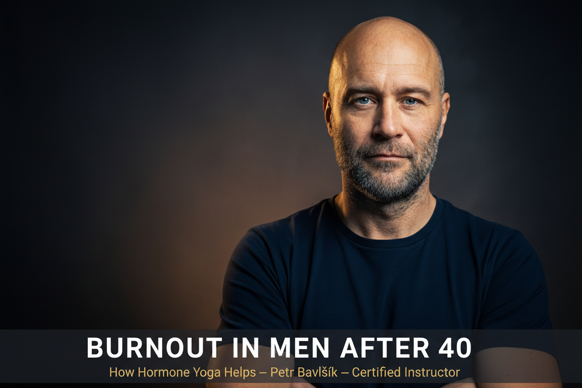 Burnout in men after 40 — how Hormone Yoga helps restore energy and vitality