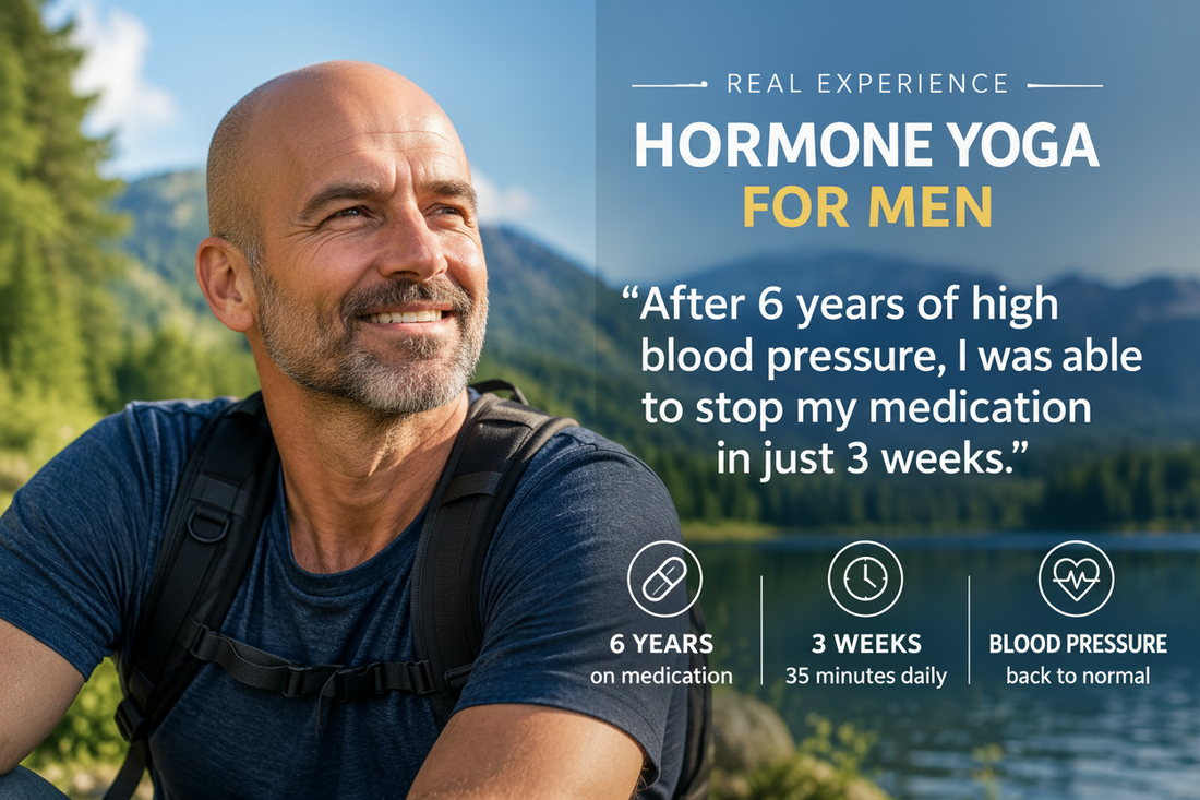 Hormone Yoga for Men: Real Experience — Blood Pressure Back to Normal in 3 Weeks