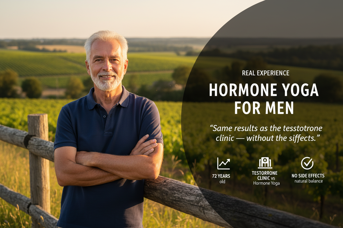 Hormone Yoga for Men: Same Results as the Testosterone Clinic — Without the Side Effects