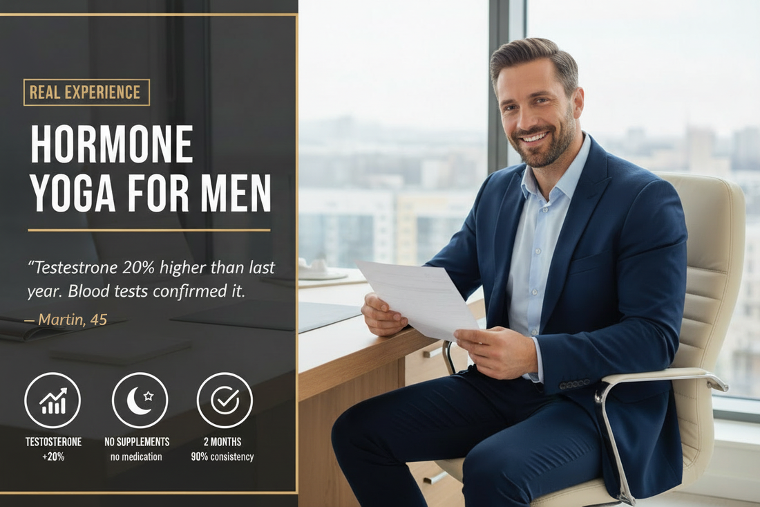 Hormone Yoga for Men: Testosterone 20% Higher — Blood Tests Confirmed It