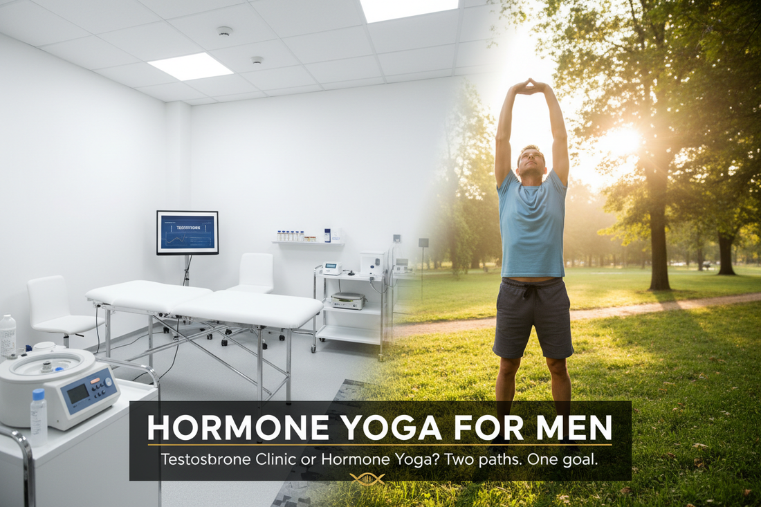 Hormone Yoga for Men vs Testosterone Clinic — What Is the Difference?